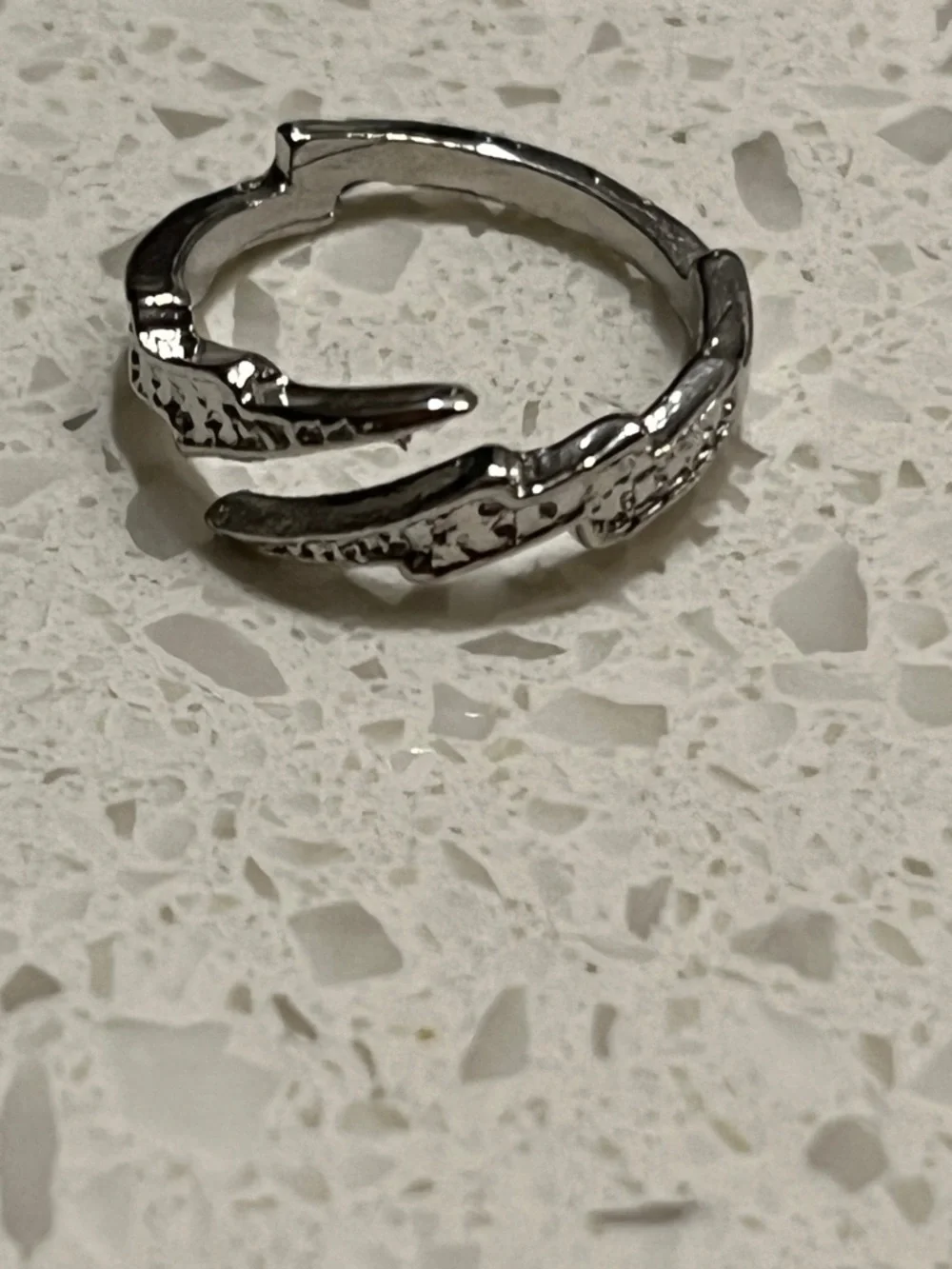 Niche Lightning Bolt Ring, Men's Accessory‎